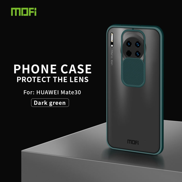 For Huawei Mate 30 MOFI Xing Dun Series PC + TPU Anti-peep Waterproof And Anti-drop All-inclusive Protective Shell, Translucent Frosted(Green) - Huawei Cases by MOFI | Online Shopping South Africa | PMC Jewellery