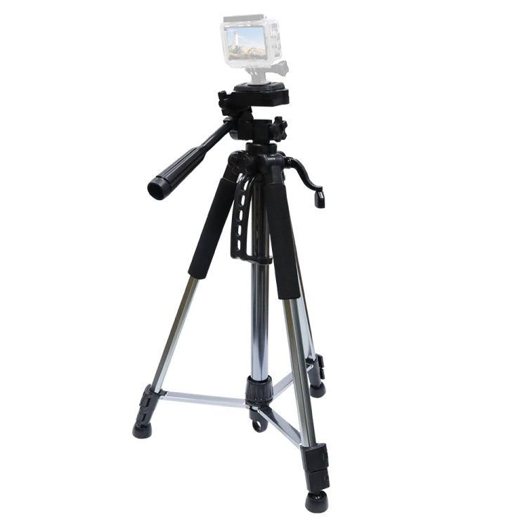 L-1200 Camera Tripod Live Broadcast Bracket For Mobile Phones, Cameras, Projectors 55-148CM Universal Adjustable Tripod (Silver) - Tripods by PMC TechLife | Online Shopping South Africa | PMC TechLife | Buy Now Pay Later Mobicred