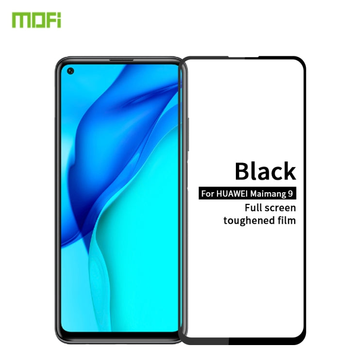 For Huawei Maimang9/Mate 40Lite MOFI 9H 2.5D Full Screen Tempered Glass Film(Black) - Huawei Tempered Glass by MOFI | Online Shopping South Africa | PMC Jewellery