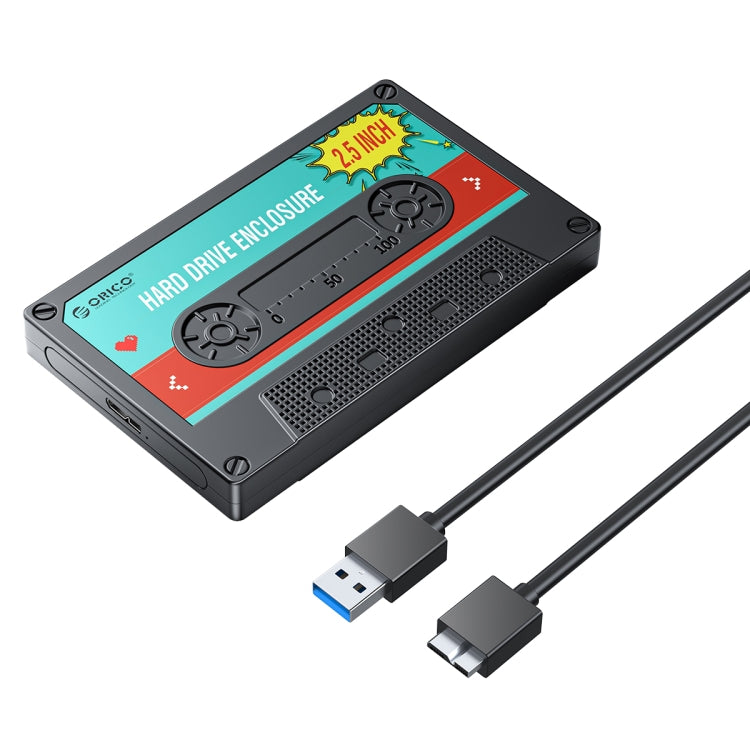 ORICO 2580U3 2.5 inch USB 3.0 SATA Hard Drive Enclosure Classic Mobile Hard Disk Box - HDD Enclosure by ORICO | Online Shopping South Africa | PMC TechLife | Buy Now Pay Later Mobicred
