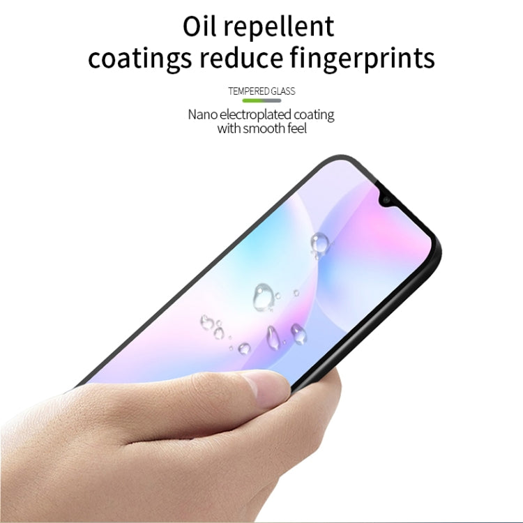 For Xiaomi Redmi 9A/9C MOFI 9H 2.5D Full Screen Tempered Glass Film(Black) -  by MOFI | Online Shopping South Africa | PMC TechLife | Buy Now Pay Later Mobicred