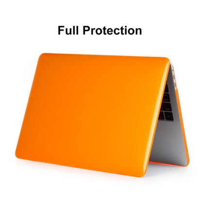 ENKAY Hat-Prince 3 in 1 For MacBook Pro 13 inch A2289 / A2251 (2020) Crystal Hard Shell Protective Case + US Version Ultra-thin TPU Keyboard Protector Cover + Anti-dust Plugs Set(Orange) - MacBook Pro Cases by ENKAY | Online Shopping South Africa | PMC Jewellery | Buy Now Pay Later Mobicred