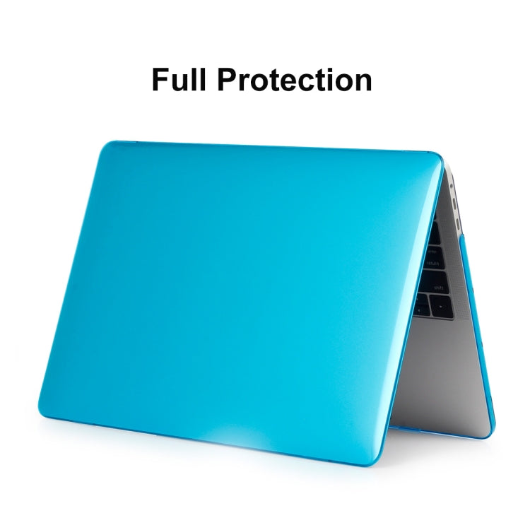 ENKAY Hat-Prince 3 in 1 For MacBook Pro 13 inch A2289 / A2251 (2020) Crystal Hard Shell Protective Case + US Version Ultra-thin TPU Keyboard Protector Cover + Anti-dust Plugs Set(Light Blue) - MacBook Pro Cases by ENKAY | Online Shopping South Africa | PMC Jewellery | Buy Now Pay Later Mobicred