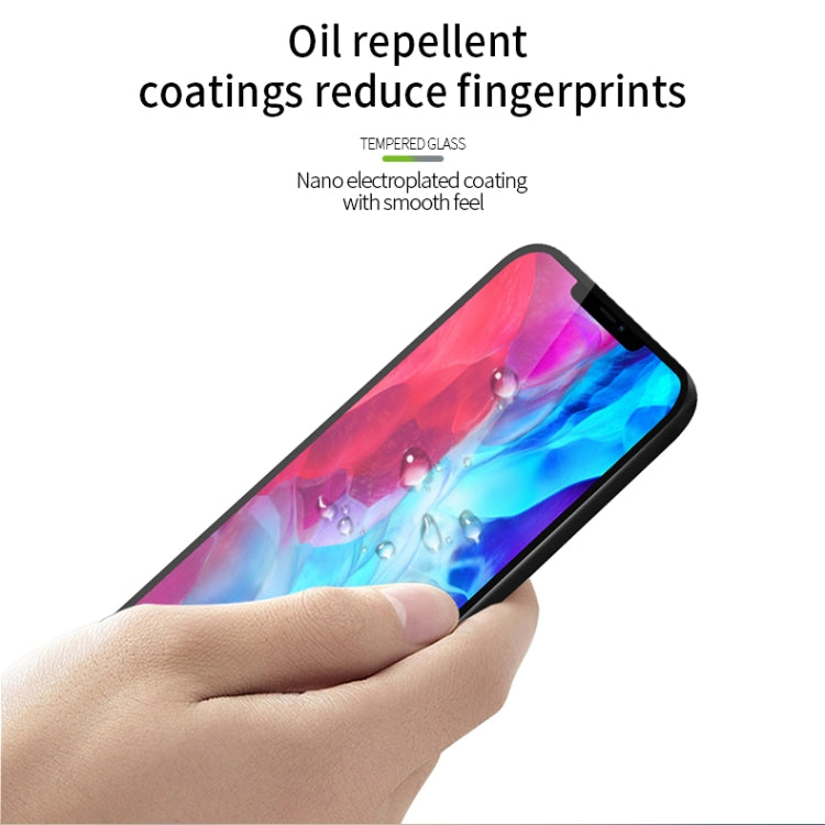 For iPhone 12 / 12 Pro MOFI 9H 2.5D Full Screen Tempered Glass Film(Black) - iPhone 12 / 12 Pro Tempered Glass by MOFI | Online Shopping South Africa | PMC TechLife | Buy Now Pay Later Mobicred