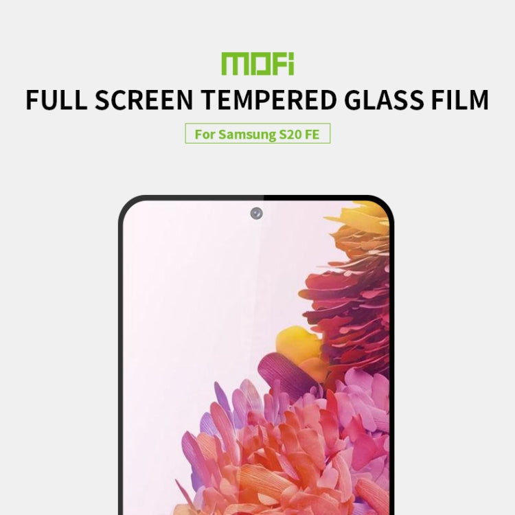 For Samsung Galaxy S20 FE MOFI 9H 2.5D Full Screen Tempered Glass Film(Black) - Galaxy Tempered Glass by MOFI | Online Shopping South Africa | PMC Jewellery