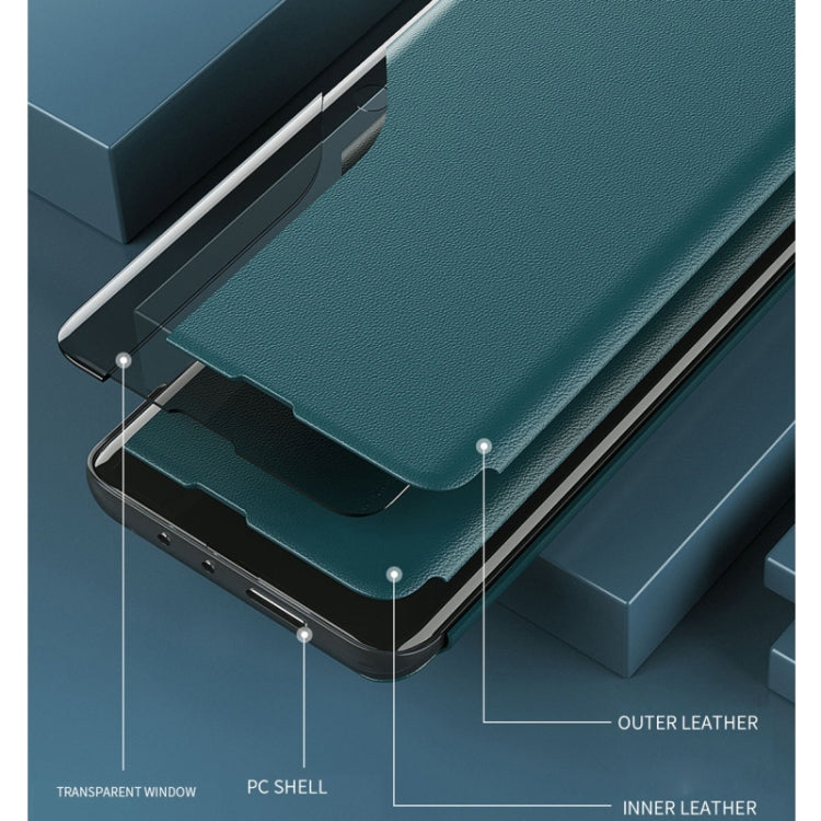 For Samsung Galaxy Note 10 Attraction Flip Holder Leather Phone Case(Blue) - Galaxy Phone Cases by PMC TechLife | Online Shopping South Africa | PMC TechLife | Buy Now Pay Later Mobicred