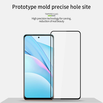 For Xiaomi 10T Lite MOFI 9H 2.5D Full Screen Tempered Glass Film(Black) -  by MOFI | Online Shopping South Africa | PMC Jewellery