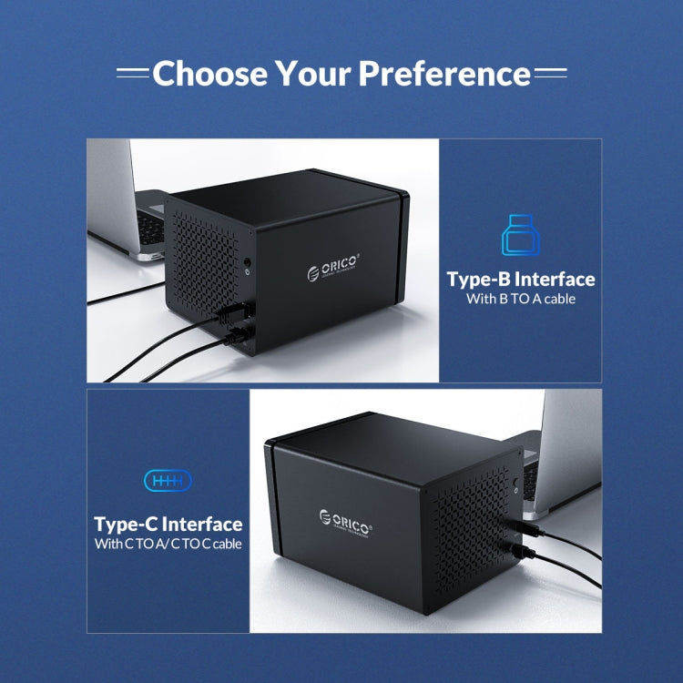 ORICO NS200U3 3.5 inch 2 Bay USB3.0 Hard Drive Enclosure - free shipping - PMC Jewellery - Order now!
