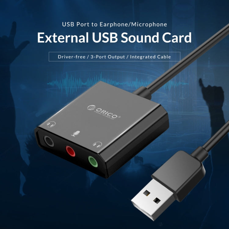 ORICO SKT3 External USB Sound Card - USB Sound by ORICO | Online Shopping South Africa | PMC Jewellery | Buy Now Pay Later Mobicred