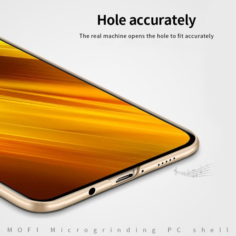 For Xiaomi POCO X3/X3 NFC MOFI Frosted PC Ultra-thin Hard Case(Black) - Xiaomi Cases by MOFI | Online Shopping South Africa | PMC TechLife | Buy Now Pay Later Mobicred