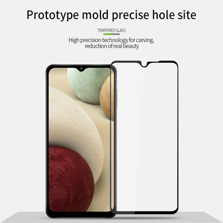 For Samsung Galaxy A12 MOFI 9H 2.5D Full Screen Tempered Glass Film(Black) - Galaxy Tempered Glass by MOFI | Online Shopping South Africa | PMC TechLife | Buy Now Pay Later Mobicred