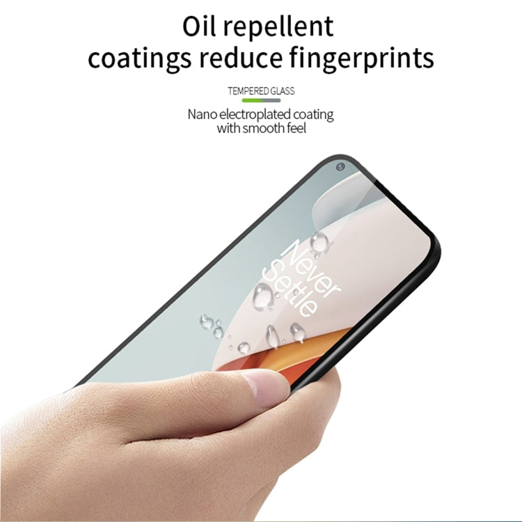For OnePlus Nord N100 MOFI 9H 2.5D Full Screen Tempered Glass Film(Black) - OnePlus Tempered Glass by MOFI | Online Shopping South Africa | PMC TechLife