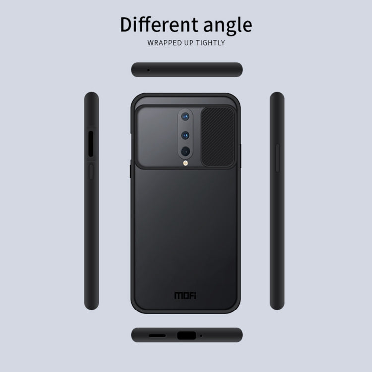 For OnePlus 8 MOFI Xing Dun Series Translucent Frosted PC + TPU Privacy Anti-glare Shockproof All-inclusive Protective Case(Black) - OnePlus Cases by MOFI | Online Shopping South Africa | PMC Jewellery