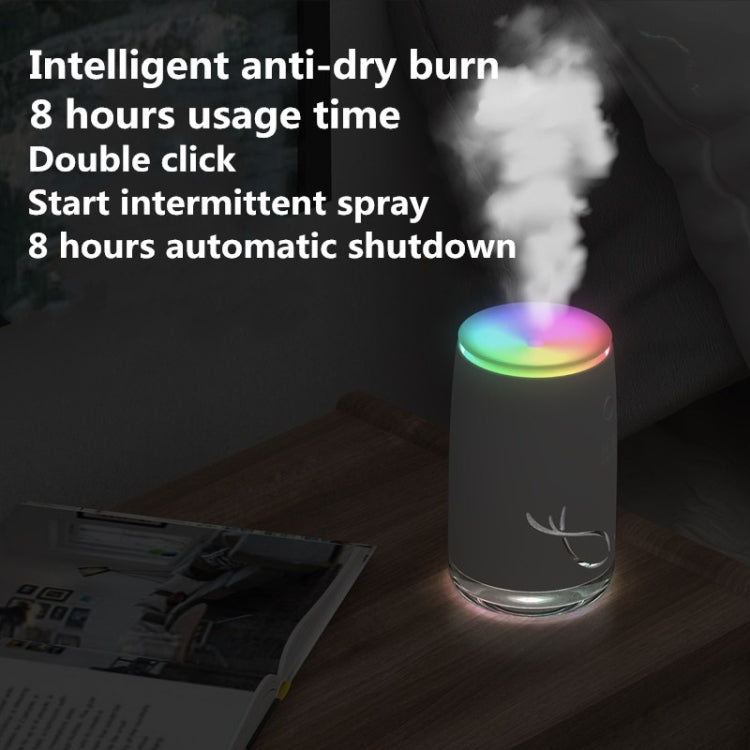 Concise Fish Pattern Mini Home Mute Bedroom Student Dormitory Office Portable USB Wireless Durable Humidifier(Green) - free shipping - PMC TechLife - Order now!