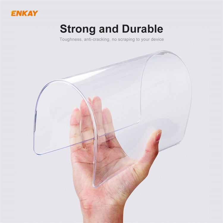 ENKAY 3 in 1 Crystal Laptop Protective Case + EU Version TPU Keyboard Film + Anti-dust Plugs Set for MacBook Pro 13.3 inch A1708 (without Touch Bar)(Grey) - MacBook Pro Cases by ENKAY | Online Shopping South Africa | PMC Jewellery | Buy Now Pay Later Mobicred