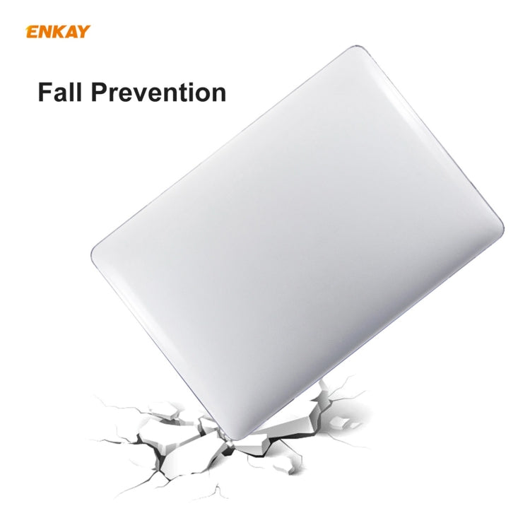 ENKAY 3 in 1 Crystal Laptop Protective Case + US Version TPU Keyboard Film + Anti-dust Plugs Set for MacBook Pro 15.4 inch A1707 & A1990 (with Touch Bar)(Black) - MacBook Pro Cases by ENKAY | Online Shopping South Africa | PMC Jewellery | Buy Now Pay Later Mobicred