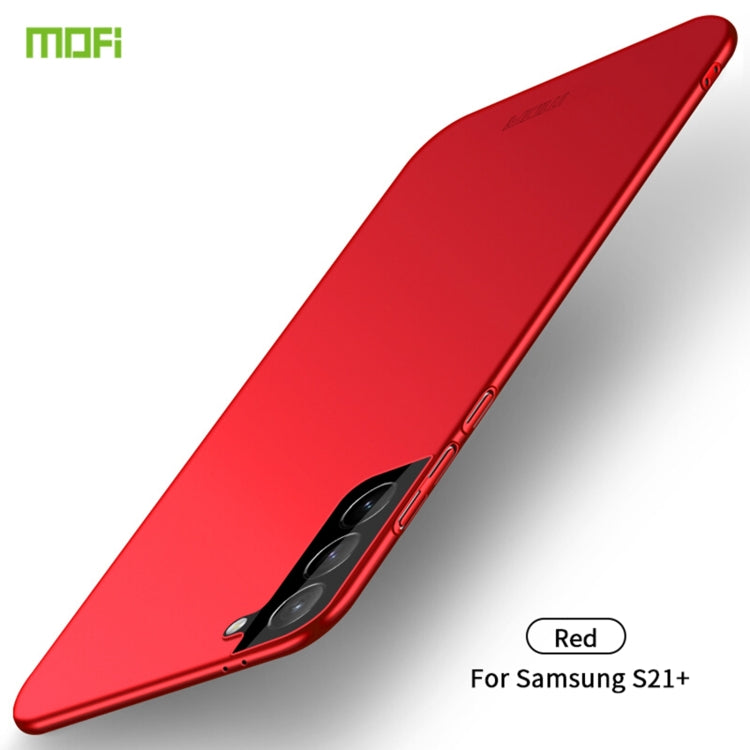 For Samsung Galaxy S21+ 5G MOFI Frosted PC Ultra-thin Hard Case(Red) - free shipping - PMC TechLife - Order now!