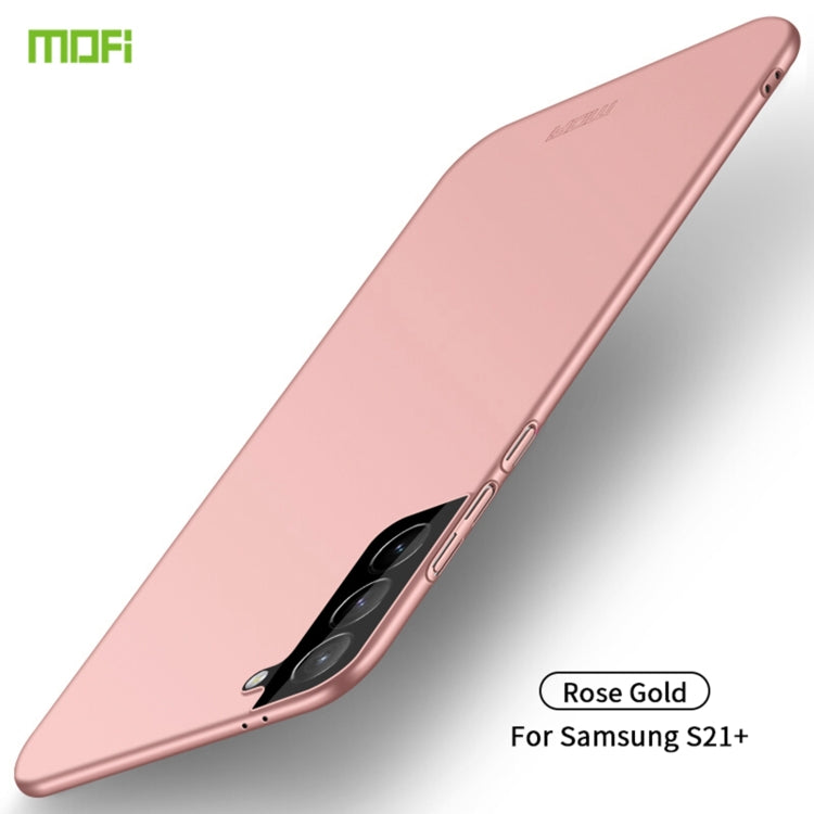 For Samsung Galaxy S21+ 5G MOFI Frosted PC Ultra-thin Hard Case(Rose Gold) - Galaxy S21+ 5G Cases by MOFI | Online Shopping South Africa | PMC TechLife | Buy Now Pay Later Mobicred