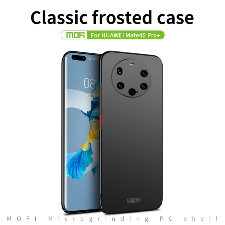 For Huawei Mate 40 Pro+ MOFI Frosted PC Ultra-thin Hard Case(Black) - Huawei Cases by MOFI | Online Shopping South Africa | PMC TechLife | Buy Now Pay Later Mobicred
