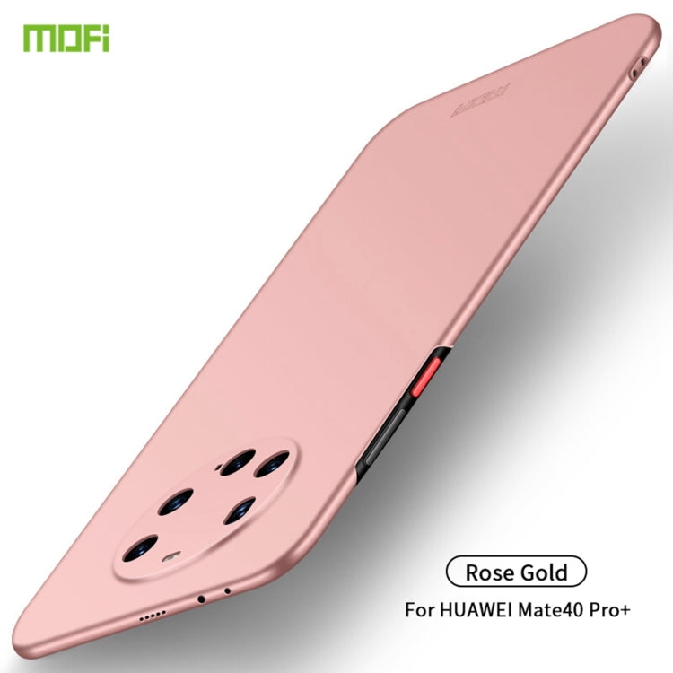 For Huawei Mate 40 Pro+ MOFI Frosted PC Ultra-thin Hard Case(Rose Gold) - Huawei Cases by MOFI | Online Shopping South Africa | PMC TechLife | Buy Now Pay Later Mobicred