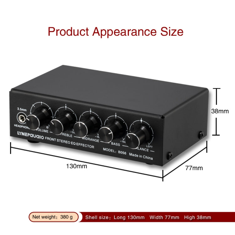 3-Channel Mixer Front Stereo Amplifier High / Mid / Bass Adjuster, USB 5V Power Supply, US Plug -  by PMC Jewellery | Online Shopping South Africa | PMC Jewellery | Buy Now Pay Later Mobicred