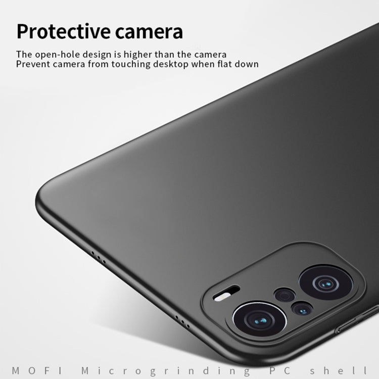 For Xiaomi Redmi K40 / K40 Pro MOFI Frosted PC Ultra-thin Hard Case(Gold) - Xiaomi Cases by MOFI | Online Shopping South Africa | PMC TechLife