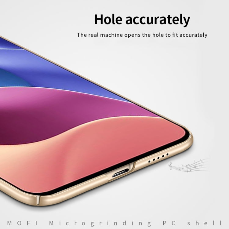 For Xiaomi Redmi K40 / K40 Pro MOFI Frosted PC Ultra-thin Hard Case(Gold) - Xiaomi Cases by MOFI | Online Shopping South Africa | PMC TechLife