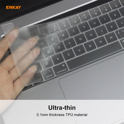 ENKAY Soft TPU Keyboard Protector Film for MacBook Pro 16 inch A2141 / Pro 13.3 inch A2289 & A2251 & A2338 (2020), EU Version - Keyboard Protector by ENKAY | Online Shopping South Africa | PMC Jewellery | Buy Now Pay Later Mobicred