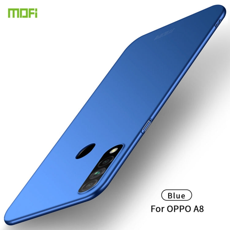 For OPPO A8 MOFI Frosted PC Ultra-thin Hard Case(Blue) - OPPO Cases by MOFI | Online Shopping South Africa | PMC TechLife | Buy Now Pay Later Mobicred