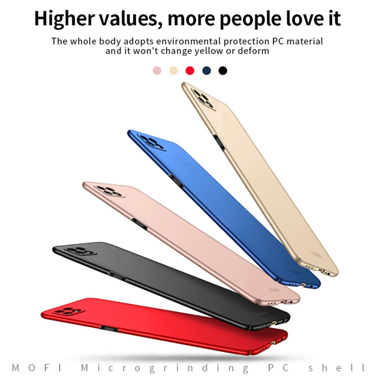 For OPPO A72 MOFI Frosted PC Ultra-thin Hard Case(Gold) - OPPO Cases by MOFI | Online Shopping South Africa | PMC TechLife | Buy Now Pay Later Mobicred