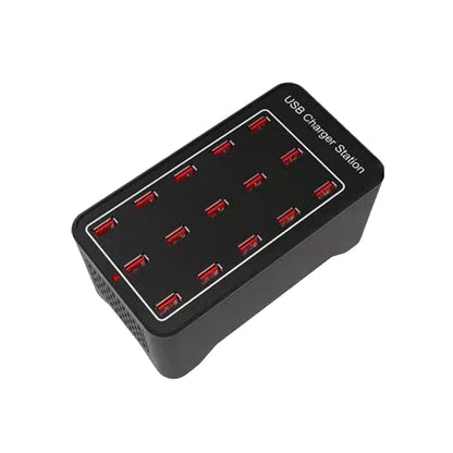 XLD-A7 100W 15 USB Ports Fast Charger Station Smart Charger, AC 110-240V, Plug Size:AU Plug - Multifunction Charger by PMC Jewellery | Online Shopping South Africa | PMC Jewellery | Buy Now Pay Later Mobicred