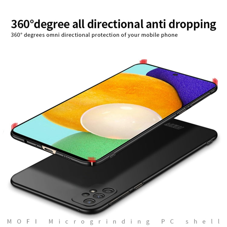 For Samsung Galaxy A72 5G / 4G MOFI Frosted PC Ultra-thin Hard Case(Black) - Galaxy Phone Cases by MOFI | Online Shopping South Africa | PMC TechLife