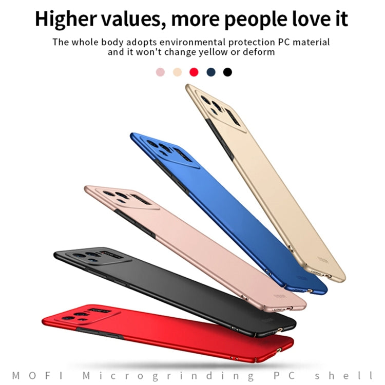 For Xiaomi Mi 11 Ultra MOFI Frosted PC Ultra-thin Hard Case(Blue) - Xiaomi Cases by MOFI | Online Shopping South Africa | PMC TechLife