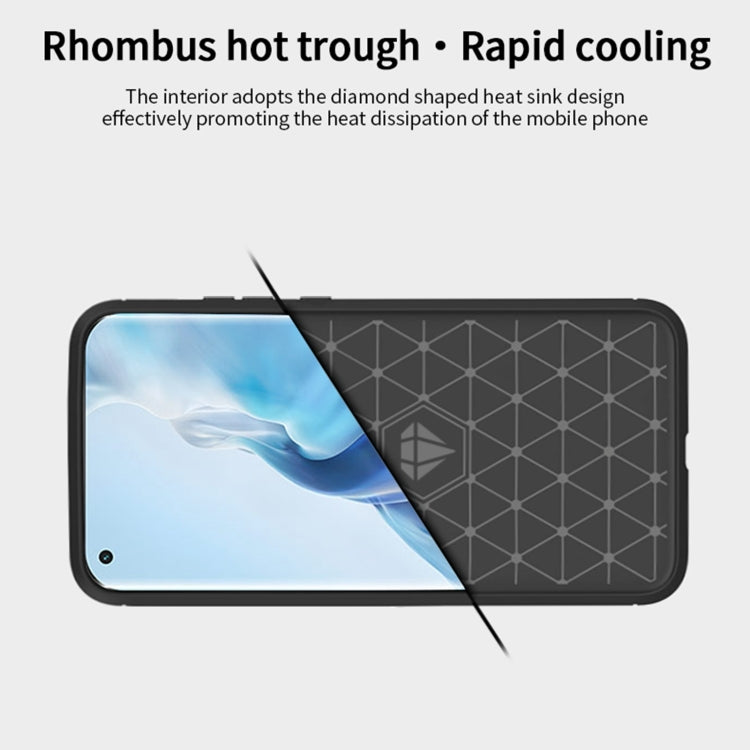 For Xiaomi Mi 11 MOFI Gentleness Series Brushed Texture Carbon Fiber Soft TPU Case(Blue) - Xiaomi Cases by MOFI | Online Shopping South Africa | PMC TechLife