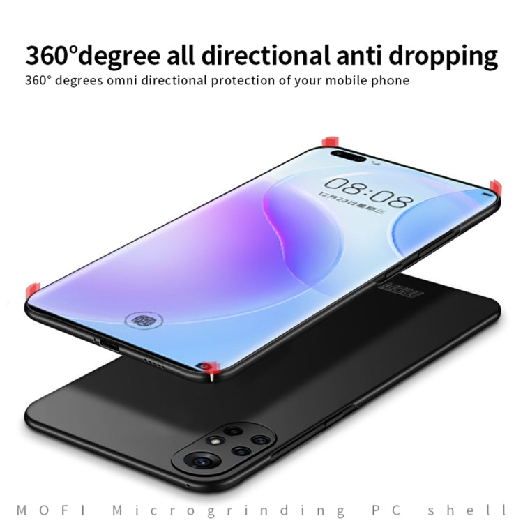 For Huawei Nova 8 Pro MOFI Frosted PC Ultra-thin Hard Case(Gold) - Huawei Cases by MOFI | Online Shopping South Africa | PMC TechLife | Buy Now Pay Later Mobicred