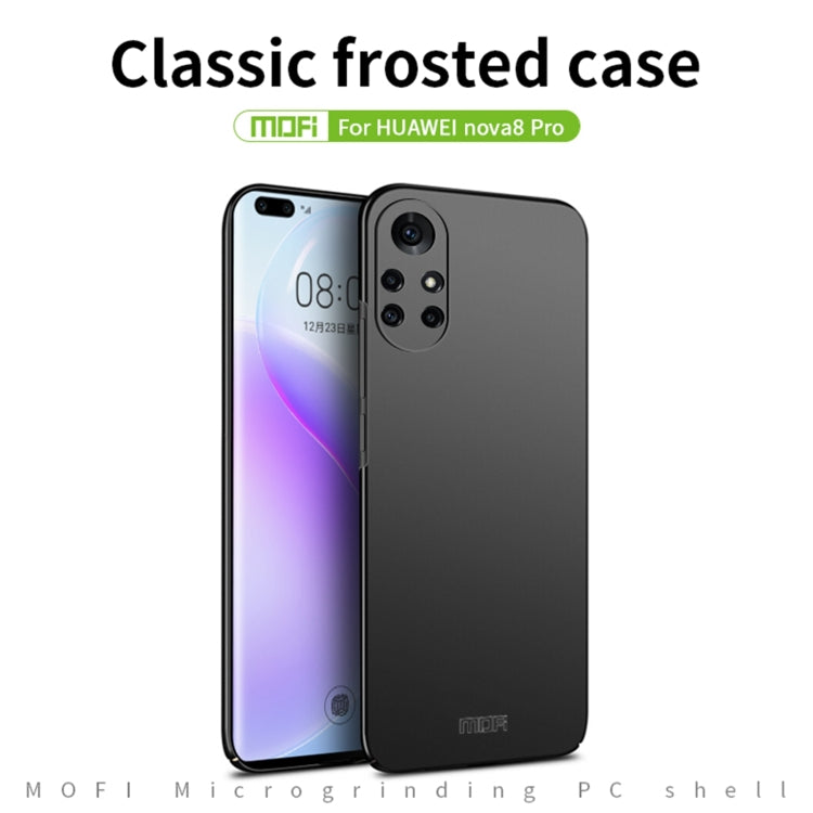For Huawei Nova 8 Pro MOFI Frosted PC Ultra-thin Hard Case(Rose Gold) - free shipping - PMC TechLife - Order now!