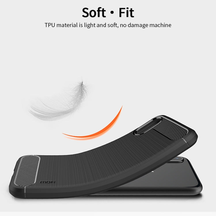 For Sony Xperia ACE ll MOFI Gentleness Series Brushed Texture Carbon Fiber Soft TPU Case(Blue) - Sony Cases by MOFI | Online Shopping South Africa | PMC TechLife | Buy Now Pay Later Mobicred
