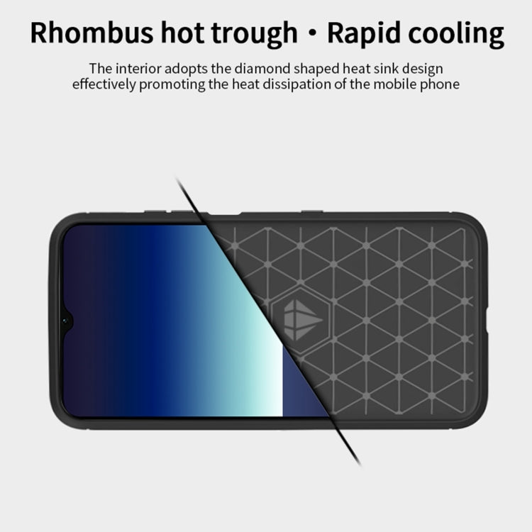 For Sony Xperia ACE ll MOFI Gentleness Series Brushed Texture Carbon Fiber Soft TPU Case(Red) - Sony Cases by MOFI | Online Shopping South Africa | PMC TechLife | Buy Now Pay Later Mobicred