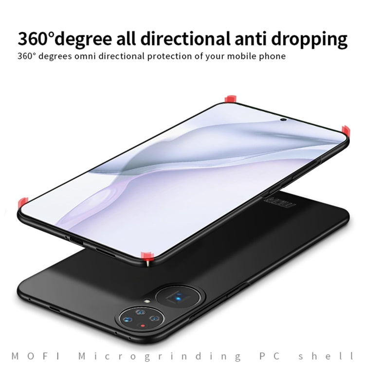 For Huawei P50 Pro MOFI Frosted PC Ultra-thin Hard Case(Red) - Huawei Cases by MOFI | Online Shopping South Africa | PMC TechLife | Buy Now Pay Later Mobicred