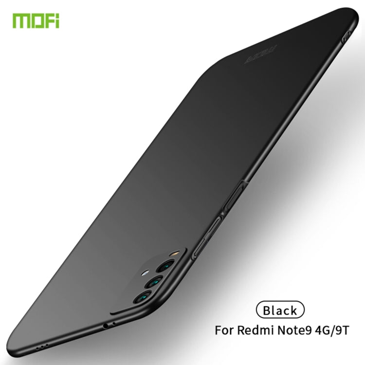 For Xiaomi Redmi 9T / Note9 4G / 9 Power MOFI Frosted PC Ultra-thin Hard Case(Black) - Xiaomi Cases by MOFI | Online Shopping South Africa | PMC TechLife