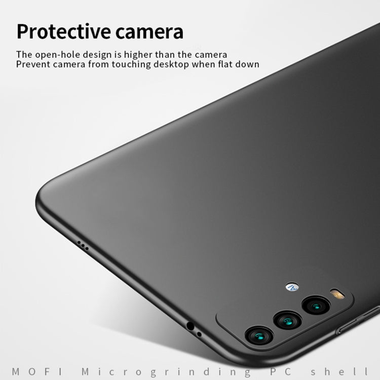 For Xiaomi Redmi 9T / Note9 4G / 9 Power MOFI Frosted PC Ultra-thin Hard Case(Black) - Xiaomi Cases by MOFI | Online Shopping South Africa | PMC TechLife