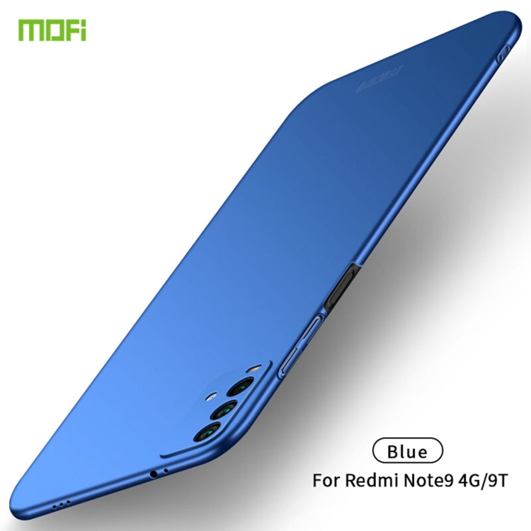 For Xiaomi Redmi 9T / Note9 4G / 9 Power MOFI Frosted PC Ultra-thin Hard Case(Blue) - Xiaomi Cases by MOFI | Online Shopping South Africa | PMC TechLife | Buy Now Pay Later Mobicred