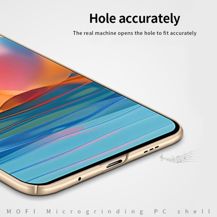 For Xiaomi Redmi Note10 Pro MOFI Frosted PC Ultra-thin Hard Case(Blue) - Xiaomi Cases by MOFI | Online Shopping South Africa | PMC TechLife