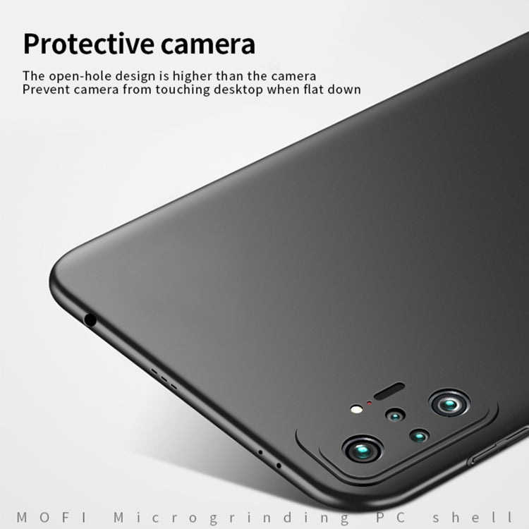 For Xiaomi Redmi Note10 Pro MOFI Frosted PC Ultra-thin Hard Case(Gold) - Xiaomi Cases by MOFI | Online Shopping South Africa | PMC Jewellery