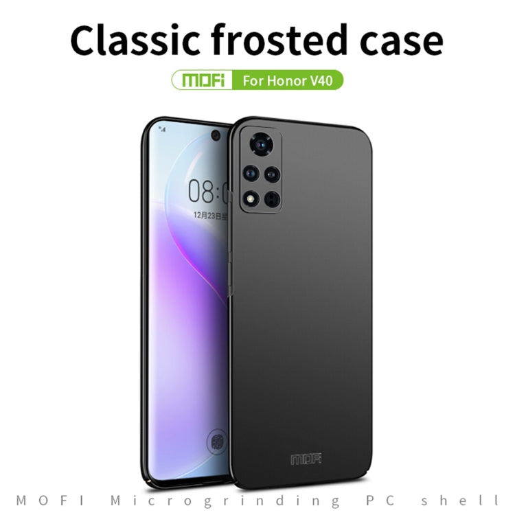For Honor V40  MOFI Frosted PC Ultra-thin Hard Case(Rose gold) - Honor Cases by MOFI | Online Shopping South Africa | PMC TechLife | Buy Now Pay Later Mobicred