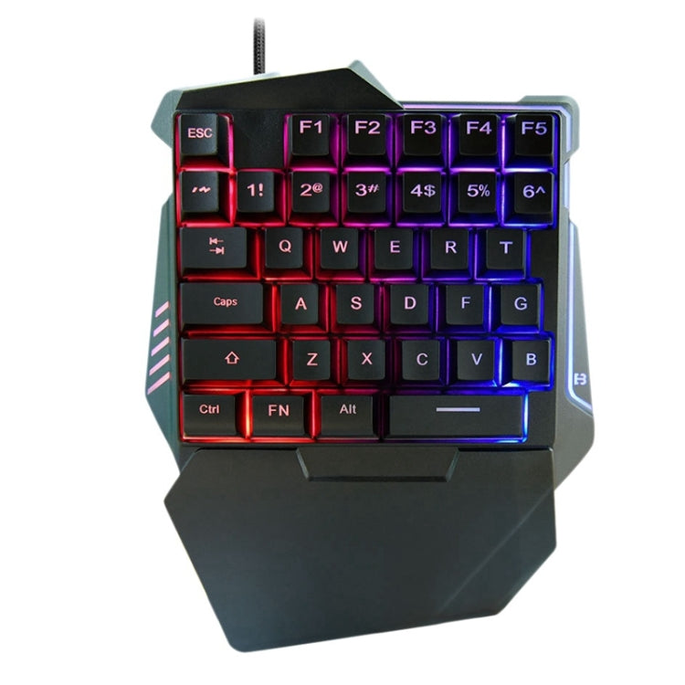 G7 37 Keys USB One-Handed Numeric Keyboard with Backlit, Cable Length: 1.8m - Wired Keyboard by PMC Jewellery | Online Shopping South Africa | PMC Jewellery | Buy Now Pay Later Mobicred