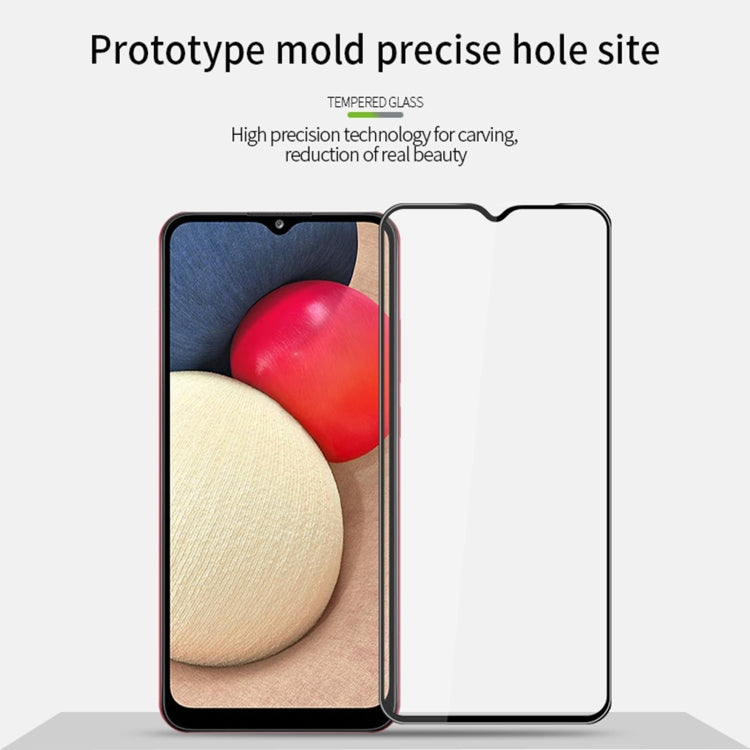 For Samsung Galaxy A03s 164mm MOFI 9H 3D Explosion-proof Curved Screen Tempered Glass Film(Black) - free shipping - PMC TechLife - Order now!