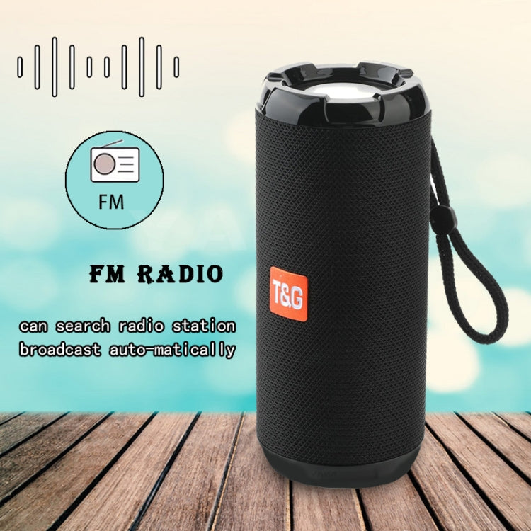 T&G TG621 Portable Waterproof 3D Stereo Wireless Speaker, Support FM Radio / TWS / TF Card(Green) - Waterproof Speaker by T&G | Online Shopping South Africa | PMC Jewellery | Buy Now Pay Later Mobicred