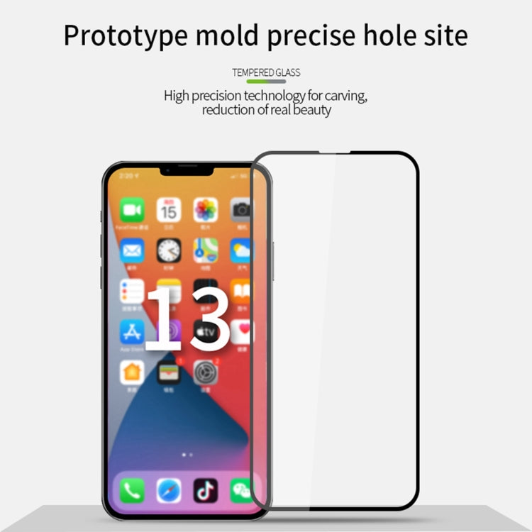 For iPhone 13 Pro Max MOFI 9H 2.5D Full Screen Tempered Glass Film (Black) - iPhone 13 Pro Max Tempered Glass by MOFI | Online Shopping South Africa | PMC TechLife | Buy Now Pay Later Mobicred