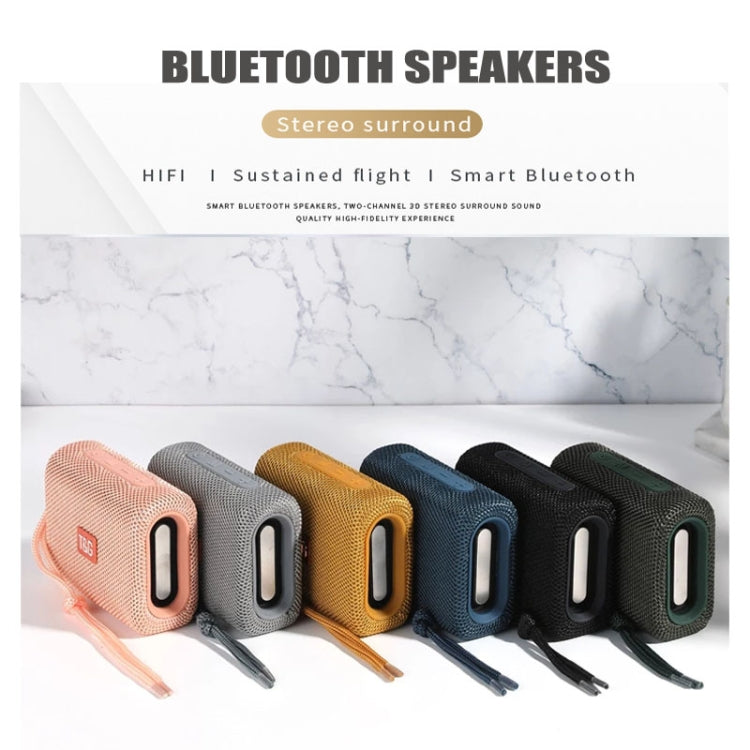 T&G TG313 Portable Outdoor Waterproof Bluetooth Speaker Subwoofer Support TF Card FM Radio AUX(Rose Gold) - Desktop Speaker by T&G | Online Shopping South Africa | PMC Jewellery | Buy Now Pay Later Mobicred